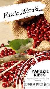 Premium Papageienfutter - Adzukibohnen - Sprossensamen - Für Papageien 50G