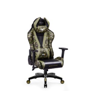 Diablo X-Horn Gaming Stuhl für Kinder Bürostuhl Schreibtischstuhl 3D Armlehnen Ergonomisches Design Nacken/- Lendenkissen Kunstleder Wippfunktion Legion Kids (S)