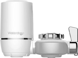 Waterdrop WD-FC-01 NSF es Wasserhahn-Filtersystem, Wasserhahnfilter, Leitungswasserfilter, – Passend für Standard-Wasserhähne (1 Filter Enthalten)