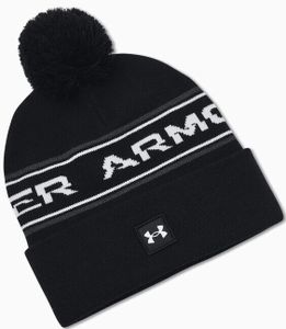 Pánská zimní čepice Under Armour UA Men's Halftime Pom Beanie-BLK - UNI