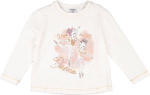 Longsleeve - Langarm-T-Shirt - Mädchen - Weiß - Tanzen - Größe 92/98