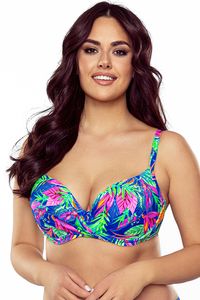 Vivisence 3209 Bikini BH Dame Bademode Bikinioberteil Musterlos Bügel EU, Mehrfarbig,85E