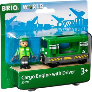 BRIO Frachtlok mit Fahrer | 33894