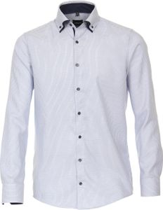 VENTI Herren Businesshemd Langarm Button-Down Modern-Fit Hellblau uninah 42