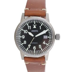 Aristo Uni Uhr Armbanduhr Vintage Fliegeruhr Automatik Titan 5H100