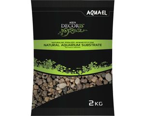 Aquarienkies, Bodengrund AQUAEL natural bunt 5-10 mm 2 kg