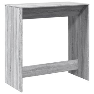 vidaXL Bartisch Grau Sonoma 102x50x103,5 cm Holzwerkstoff