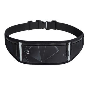 Laufgürtel für Handy, Bauchtasche für Damen und Herren Läufer, wasserdichte Sport Hüfttasche(Tarnung schwarz)
