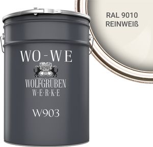 Heizkörperlack Heizungsfarbe Heizkörperfarbe W903 Reinweiß RAL 9010 - 10L