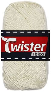 50 Gramm Twister Ibiza aus 100 % Baumwolle 20 Creme