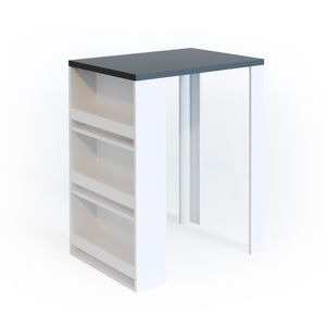 Vicco Barový stůl , 57 x 80 cm, Bílá/Antracit
