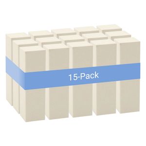 15er Pack Trevendo Eckstäbe 18 x 18 x 61 mm RAL9016 für Sockelleisten weiß lackiert Innenecken Außenecken