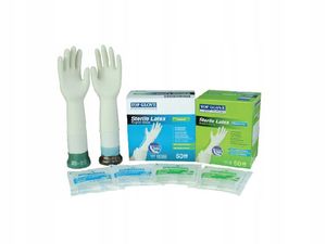 Sterile Latexhandschuhe, Latex Handschuhe, Untersuchungshandschuhe Top-Glove gepudert 6,5