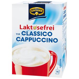 Krüger Cappuccino Classico laktosefrei Getränkepulver 10x15g 150g