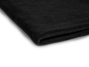 Polárna flísová tkanina 200 g/m2 čierna 50 x 155 cm