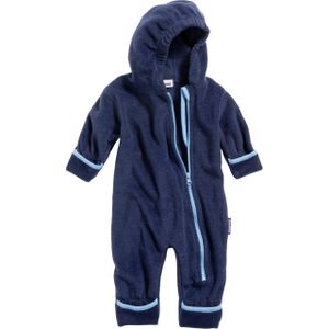 Playshoes - Fleece-Overall in Kontrastfarben für Babys - Marine, 92