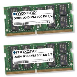 Maxano 32GB Kit 2x 16GB RAM für Synology DiskStation DS1821+ (PC4-21300 SO-DIMM ECC Arbeitsspeicher)