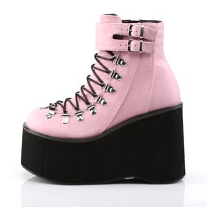 Demonia KERA-21 Ankle Boots Stiefeletten pink, Größe:EU-37 / US-7 / UK-4