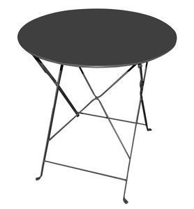 talenti Metall Tisch Klapptisch Ø70cm grau rund Gartentisch Beistelltisch Garten