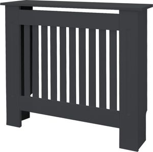 ML-Design Heizkörperverkleidung Landhausstil 78x19x82 cm, Anthrazit, aus MDF lackiert für Schlafzimmer Wohnzimmer ML-Design Heizkörperverkleidung Landhausstil 78x19x82 cm, Anthrazit, aus MDF lackiert für Schlafzimmer Wohnzimmer