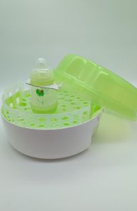 Mam Mikrowellen-Sterilisator, Durchmesser: 28 cm, Höhe: 16,5 cm, Grün