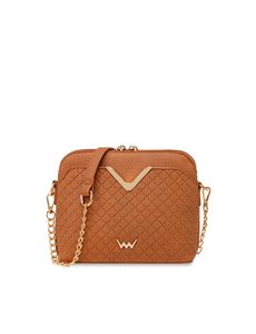 Vuch Dámská crossbody kabelka Fossy Mini hnědá One size