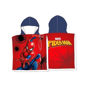 Poncho-Strandtuch mit Kapuze für Kinder 55x110cm Spiderman