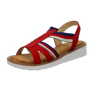 Alyssa Damen-Sandalette Rot , Farbe:rot, EU Größe:39
