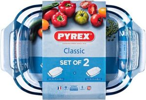 Auflaufformset für den Backofen Pyrex Classic Durchsichtig Borosilikatglas (2 pcs)