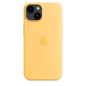 Apple Silikon Case iPhone 14          ye  mit MagSafe - sonnenlicht