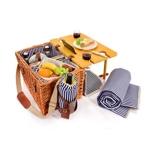 Picknickkorb Borkum mit integriertem Tisch