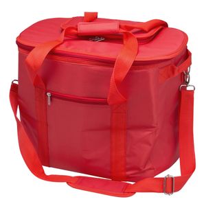 bremermann Kühltasche faltbar, Isoliertasche Picknicktasche 35 Liter Volumen rot