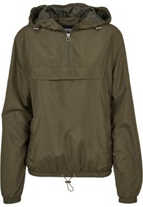 Urban Classics dámska mikina s kapucňou Basic Pull Over Jacket TB2013 Grün Darkolive XXL