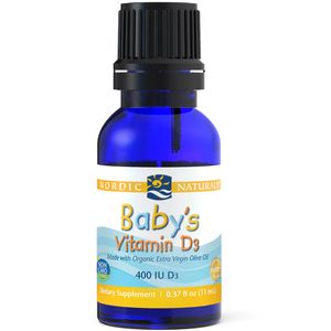 Nordic Naturals, Baby's Vitamin D3, 400IU, 0.76 fl oz (22ml)