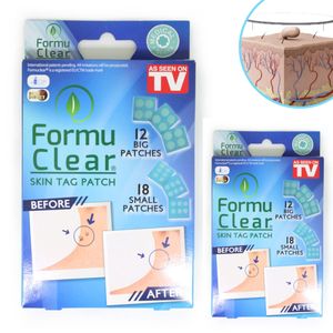 Formu Clear® Skin Tag Patch - 60 Stück – Warzenpflaster, Warzenentferner, schmerzfreie natürliche Behandlung, dermatologisch getestet