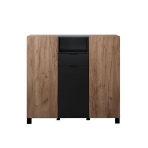 Highboard Anrichte Hochschrank Kommode Eiche Kraft Kendo 125x117x40 cm