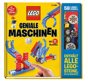 Kniha LEGO 'Důmyslné stroje' s 11 modely