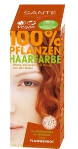 SANTE Pflanzen Haarfarben Pulver flammenrot 100g