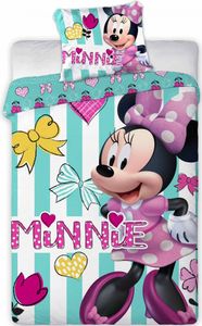 Disney Minnie Maus Kinder Bettwäsche Kopfkissen Bettdecke Micky 100x135 cm