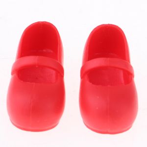 1 Paar 12 Zoll Mode Puppe Schuhe , Farbe rot