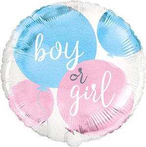 Baby Shower Boy or Girl Folienballon