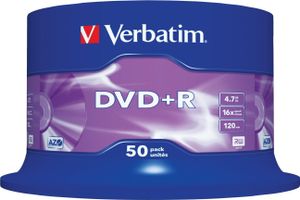 Verbatim DVD+R Rohlinge 50er Spindel
