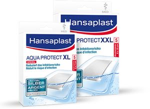 Hansaplast Aqua Protect MED XL / XXL, Größe:XXL (8 x 10cm), Anzahl: 5 Stück