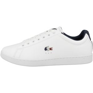 Lacoste Carnaby Evo Sneaker Herren Erwachsene weiß / dunkelblau 9 UK - 43 EU - 10 US