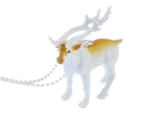 Rentier Kette Halskette Miniblings 80cm Weihnachten Hirsch Weihnachtsmann