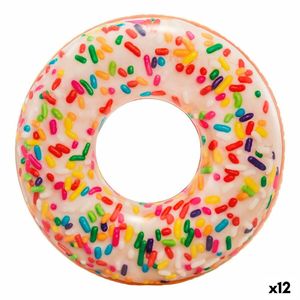 Schwimmreifen Intex Weiß Donut 114 x 25 x 114 cm (12 Stück)