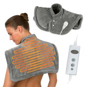 VITALmaxx Wärmekissen für Rücken Schulter Wohltuende Wärme Schultern obere Rückenpartie Temperatur 6 Stufen abnehmbare Steuereinheit autom.Abschaltung