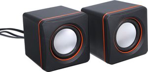 Musik-Lautsprecher Desktop-Lautsprecher Mini-Musik-Lautsprecher mit 3,5-mm-Klinke fuer Laptop / MP3 / Smartphones