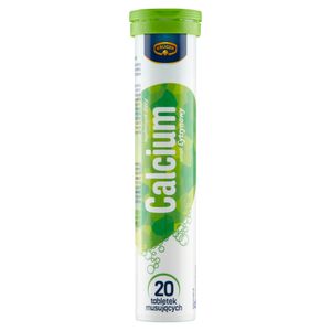 Krüger Nahrungsergänzungsmittel Calcium Zitronengeschmack 84 G (20 Stück)