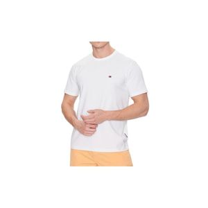 Napapijri Perfect Pánské tričko s krátkým rukávem White Barva: Velikost: 2XL